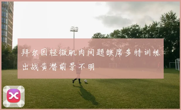 拜尔因轻微肌肉问题缺席多特训练出战黄潜前景不明